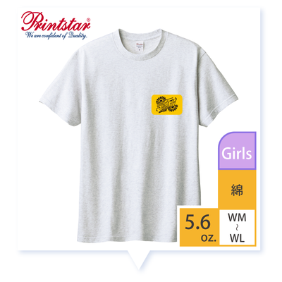 [ 085-CVT(Girls) ] 5.6oz. ヘビーウェイトTシャツ/64色