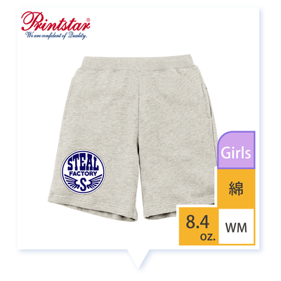 [ 220-MHP ](Girls)8.4oz./綿100%/ ライトスウェットハーフパンツ/15色